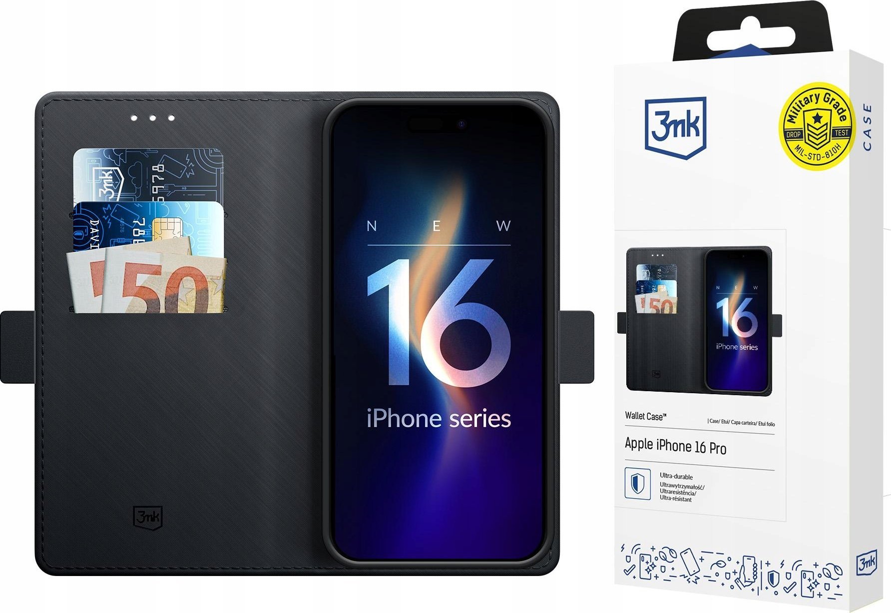 3MK Apple iPhone 16 Pro - 3mk Wallet Case