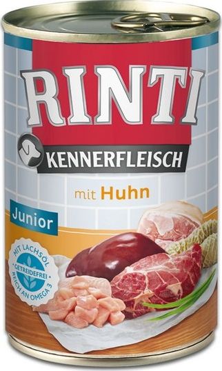 Rinti RINTI Pur Kennerfleisch Junior - kurczak 400g