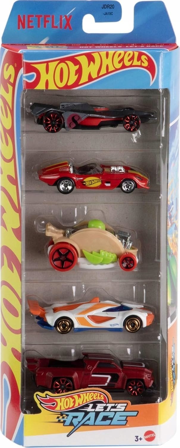 Mattel Hot Wheels Let's Race Na start! Samochodziki 5-pak JDR20