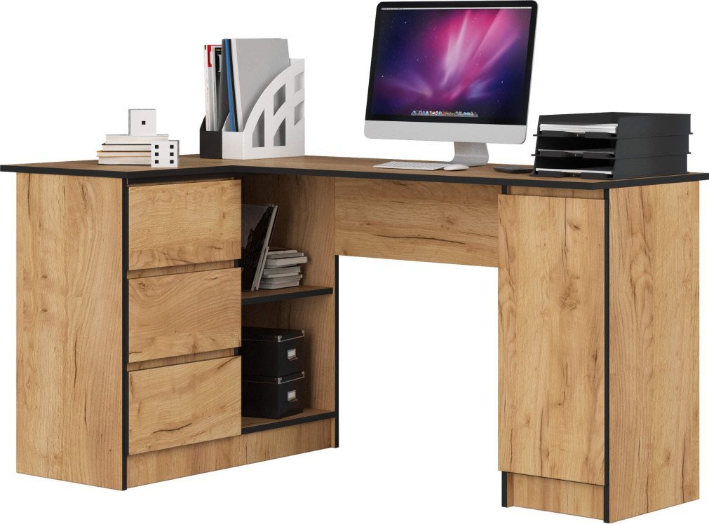 Biurko Fabryka Mebli Akord B20 Dąb Craft 155 cm x 85 cm