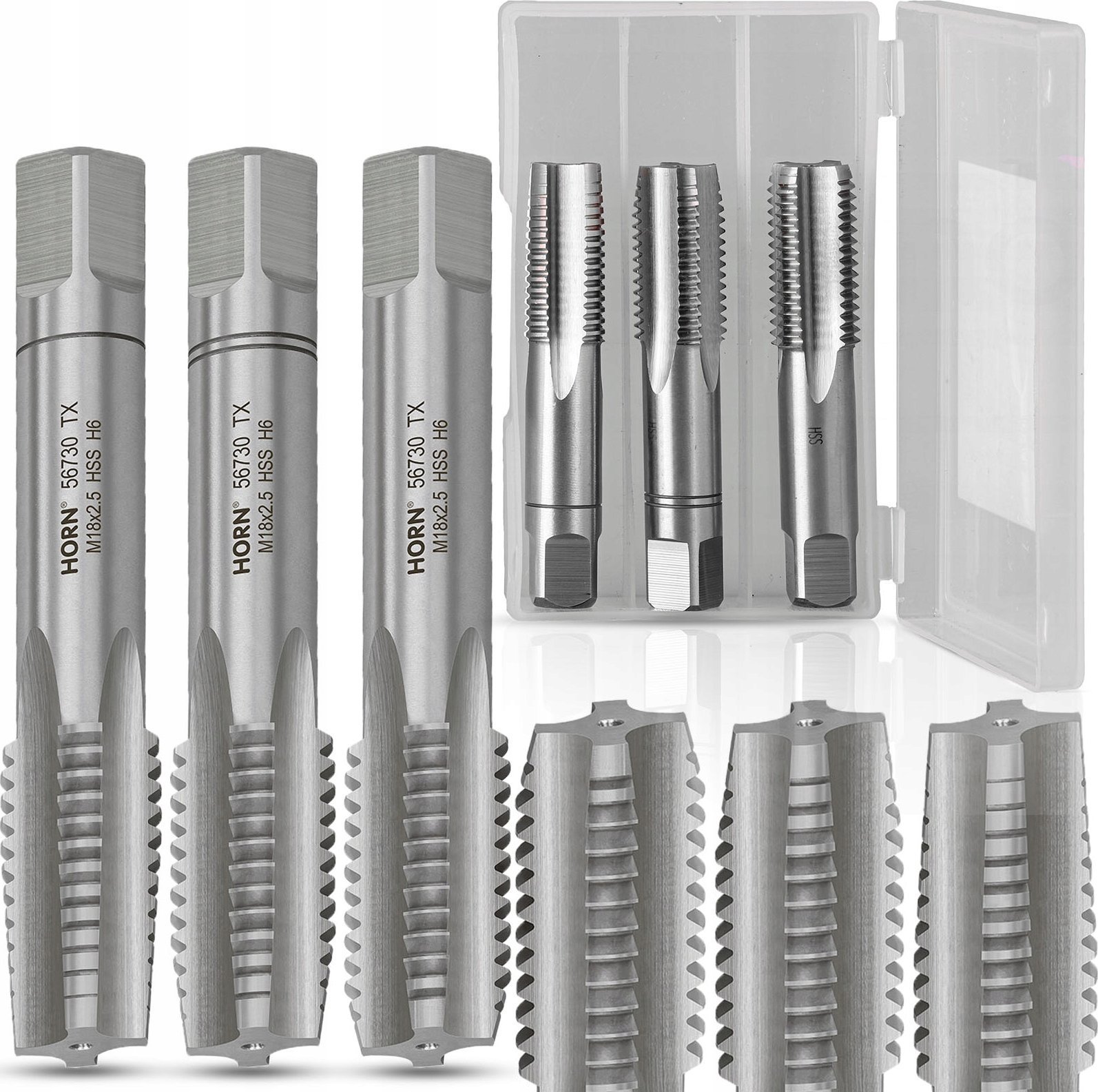 ARTPOL ARTPOL KOMPLET GWINTOWNIKÓW RĘCZNYCH M 18x2,50mm 3szt.