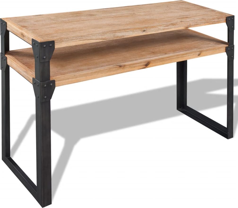 vidaXL Stolik konsola z drewna akacjowego, 120x40x85 cm