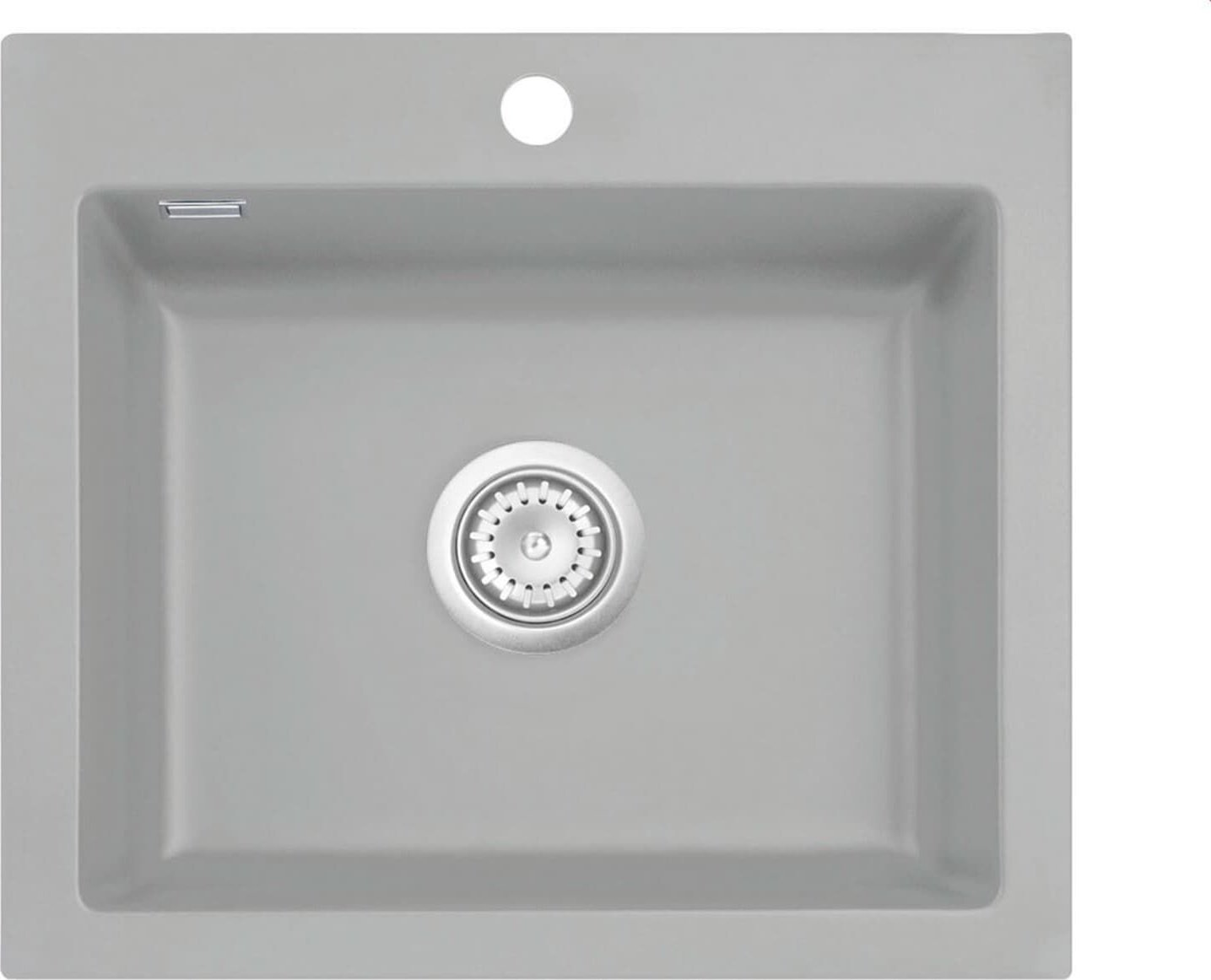 Zlewozmywak SYSTEMCERAM Systemceram Mera 57 Titan, Zlew ceramiczny, korek manualny