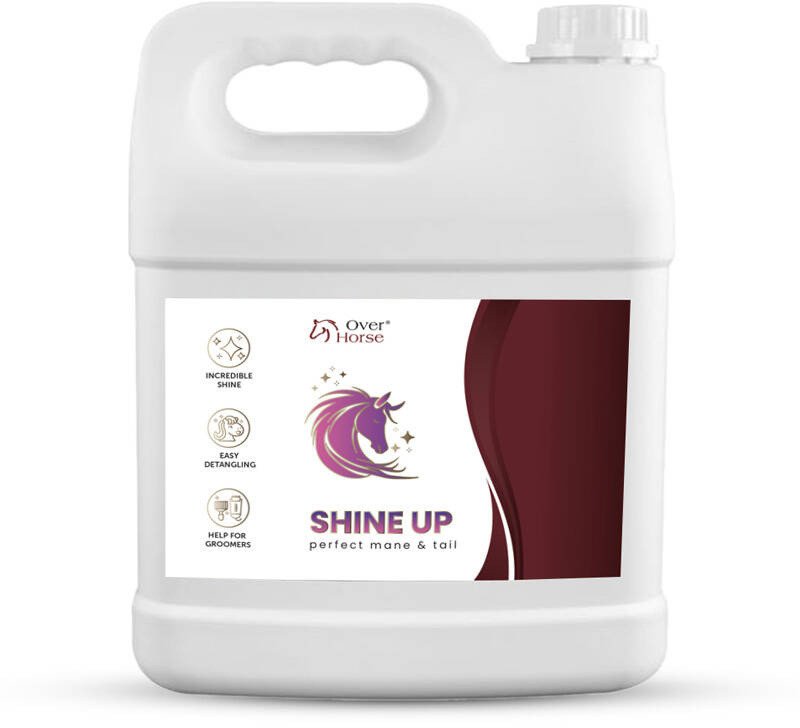 Over Horse Shine Up Produkt do rozczesywania grzywy i ogona o zapachu winogron 5 l