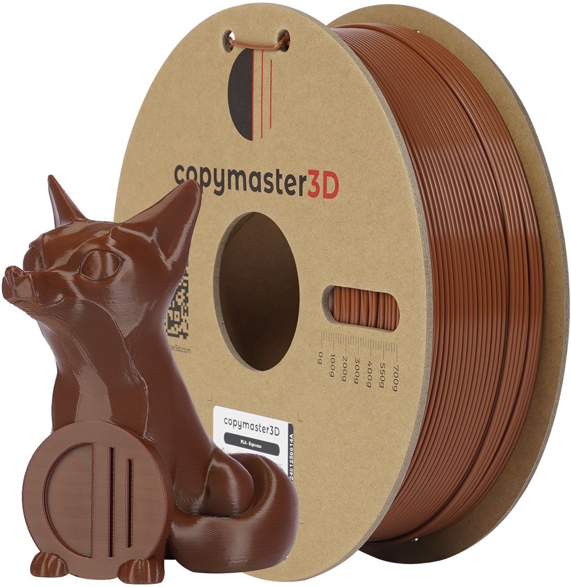 Copymaster3D PLA filament for 3D printer, 1.75 mm, brown