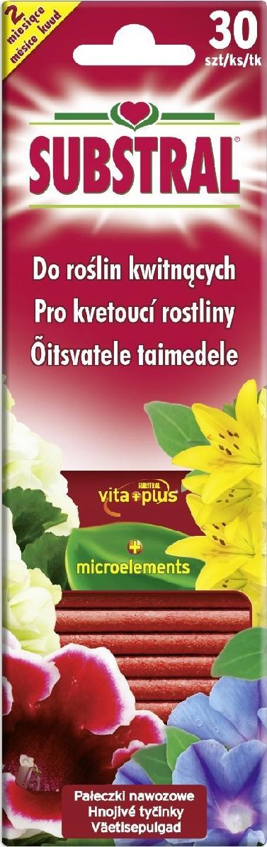 Substral Pałeczki Nawozowe Do Kwitnących 30szt Substral