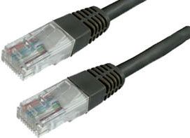MediaRange Patchcord, U/UTP, Cat6, 2m, czarny (MRCS125)