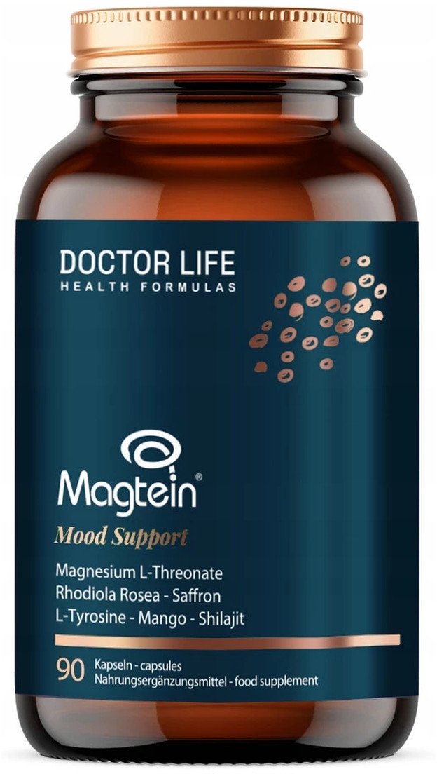 DOCTOR LIFE_Magtein L-treonian magnezu suplement diety Mood Support 90 kapsułek