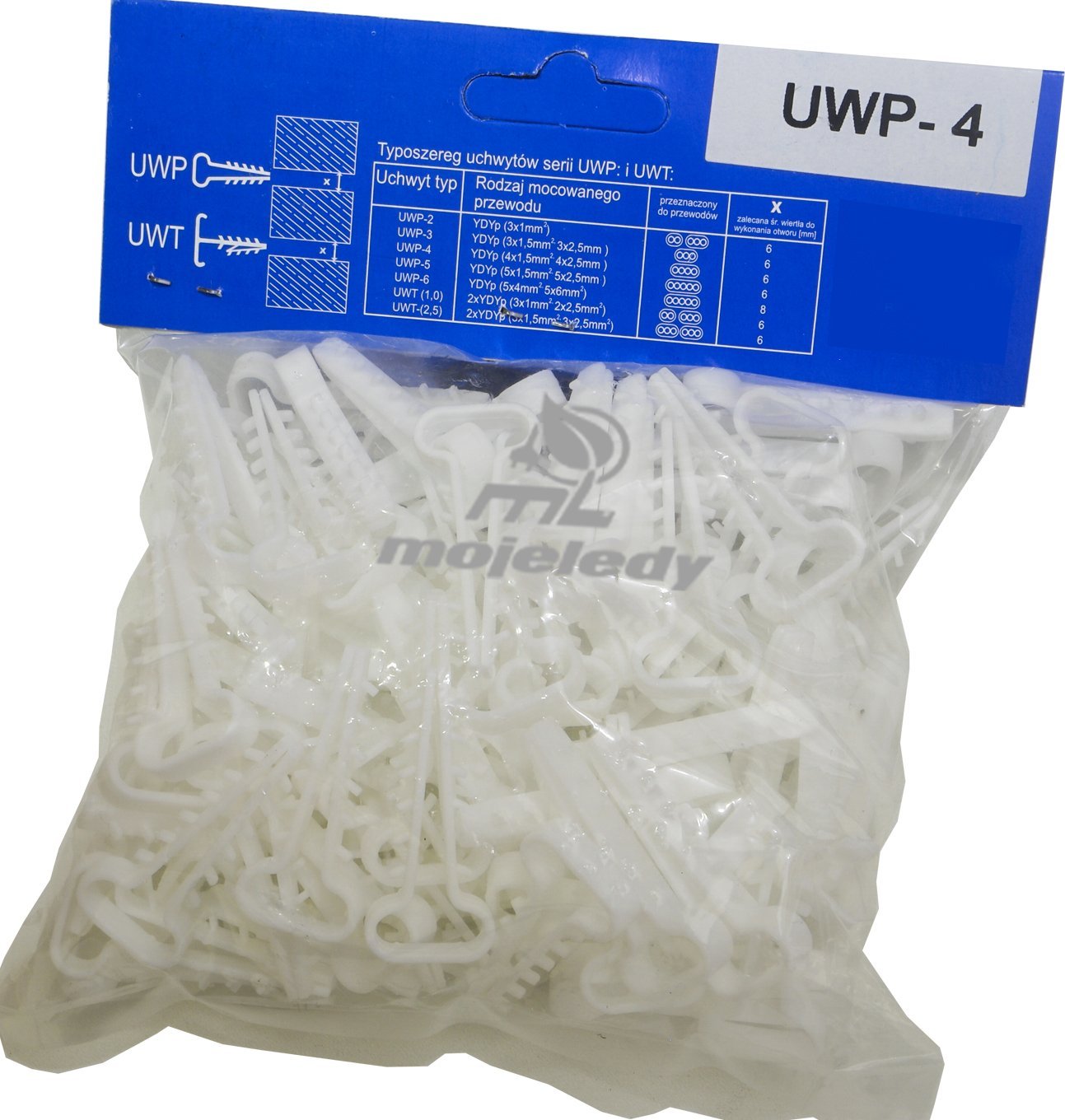 Baks Uchwyt wbijany ydyp 4x1,5/4x2,5 UWP-4 1op.