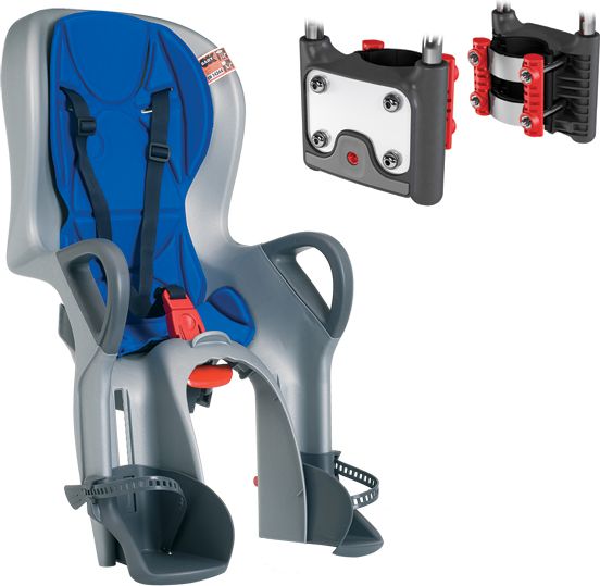 OkBaby Fotelik Dziecięcy 10+ NEW Regulowane Pochylenie 27,5” - 29” Pręt 114 Stopni ZN+H70 + Zapięcie Srebrny (OKB-10-722-SR-NEW)