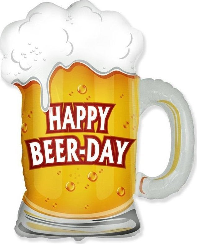 Balon foliowy Kufel: Happy Beer 68x65cm