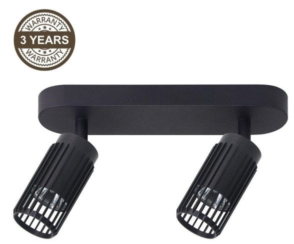 CEILING LIGHT ALVEO 2XGU10 ML0295 BLACK