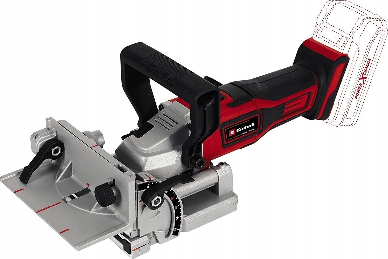 Einhell Einhell cordless biscuit jointer TE-BJ 18 Li - Solo, 18V, slot cutter (red/black, without battery and charger)