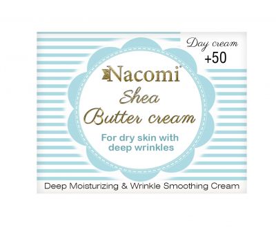 Nacomi Krem z masłem Shea 50+ na dzień 50 ml