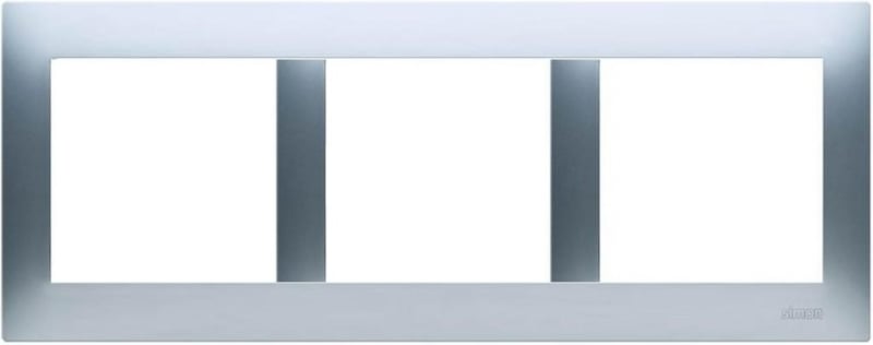 Kontakt-Simon Ramka potrójna SIMON54 uniwersalna srebrna - DR3/43