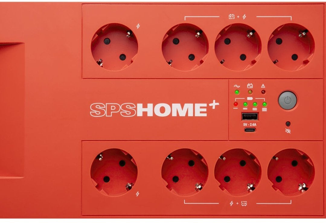 Awaryjny zasilacz UPS Salicru SPS 850 HOME+ Red 850VA 480W 8x Schuko Line-interactive APFC