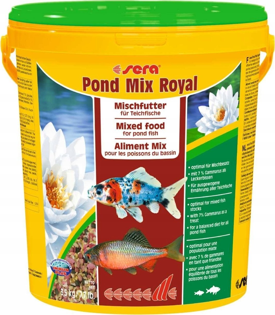 Sera Pond Mix Royal 21 l, mieszanka -pokarm dla ryb stawowych