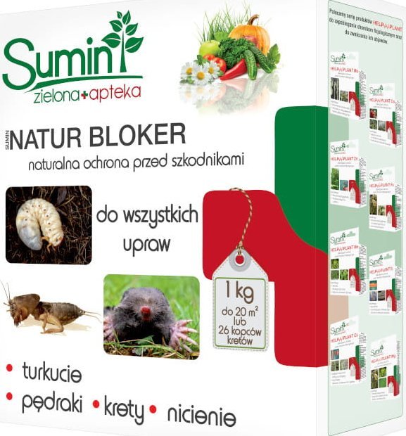 Sumin Natur Bloker (pędraki, krety, turkucie) 1 kg