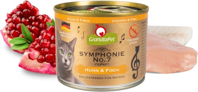 GranataPet Symphonie No.7 kurczak i ryba mokra karma dla kota 200g