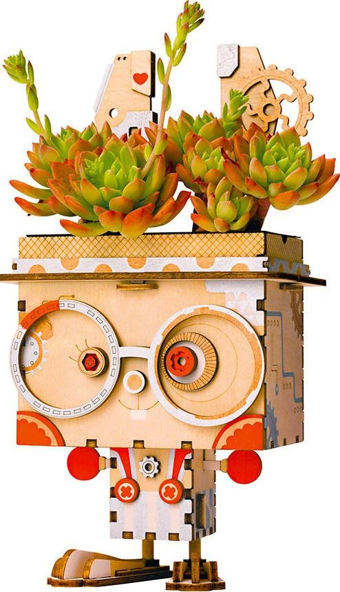 Robotime Technology ROBOTIME Drewniana Doniczka Puzzle 3D Królik