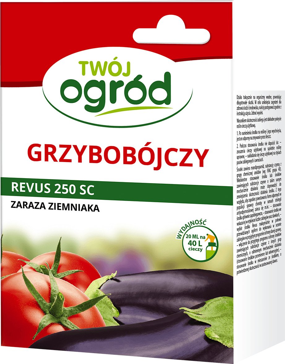 Revus 250 SC (mandipropamid) Twój Ogród - środek grzybobójczy 20ml