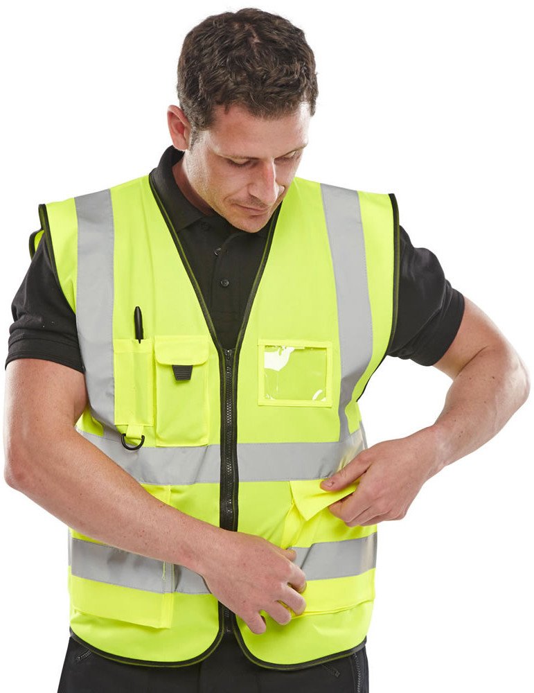 Kamizelka ostrzegawcza BEESWIFT Executive, rozm. L, żółta