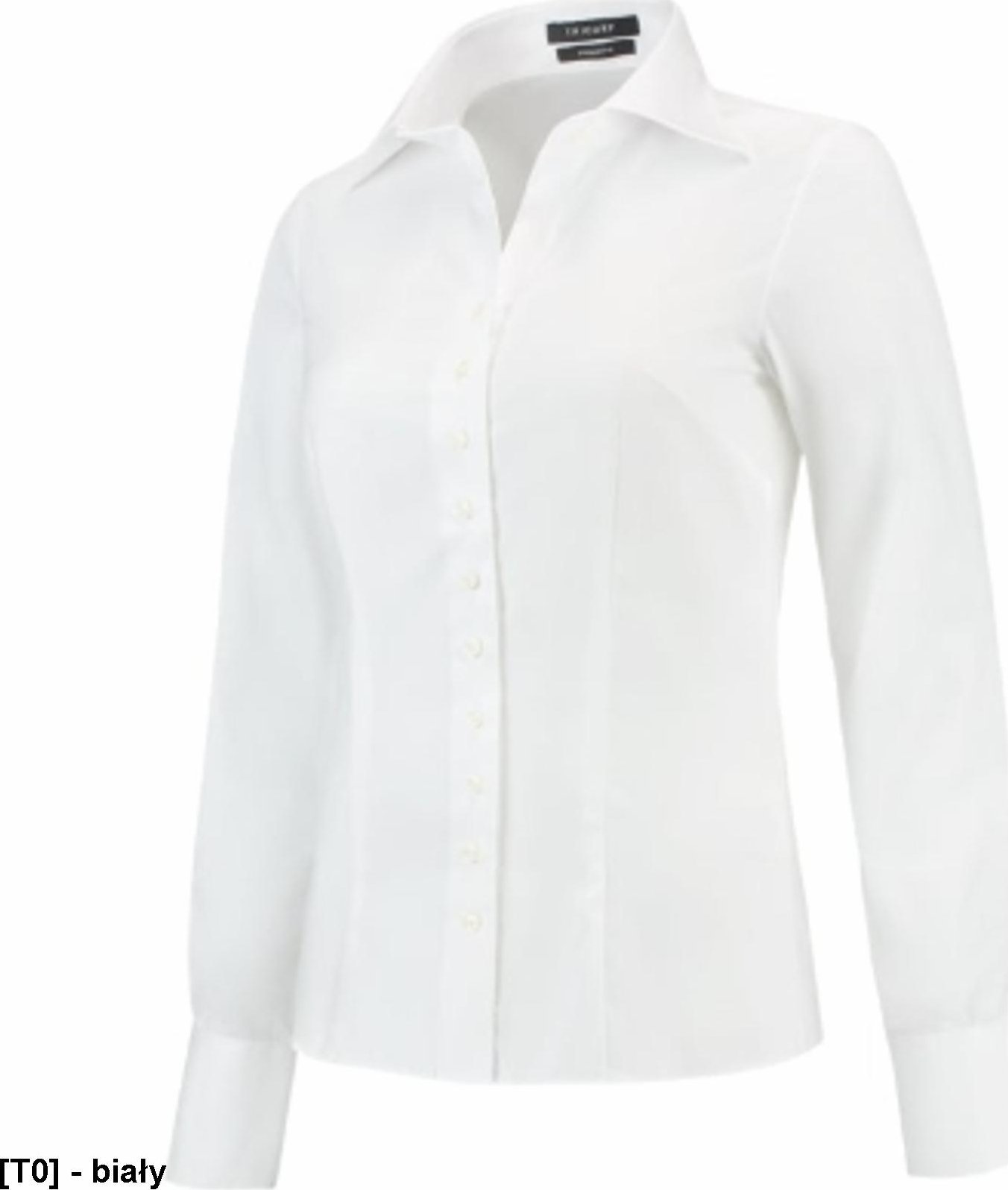 Fitted Blouse - ADLER - Fitted Blouse - Koszula damska, 130 g/m2, 60 % bawełna, 40 % poliester - biały 34