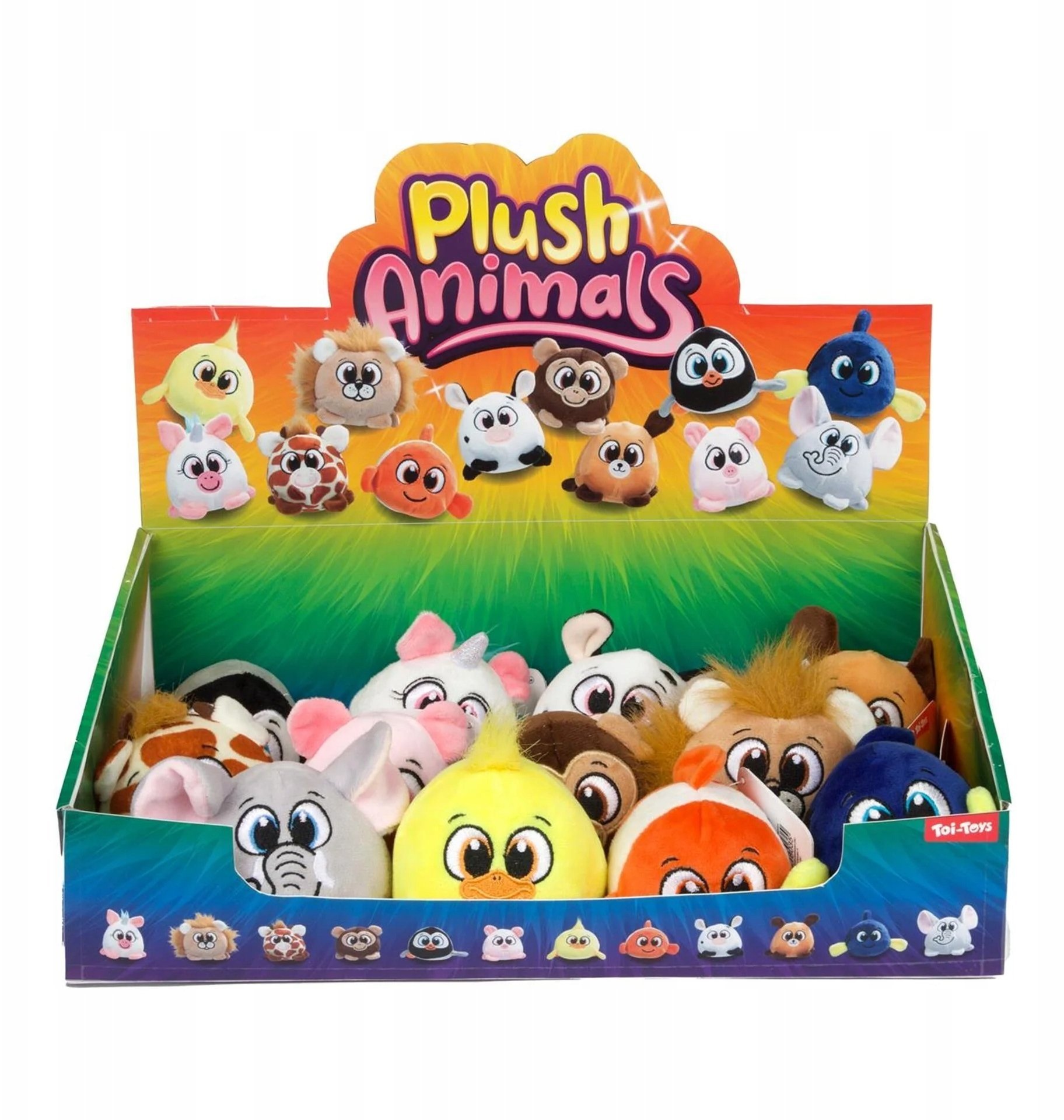 TOY PLUSH BALL-ANIMAL 45-75622Z
