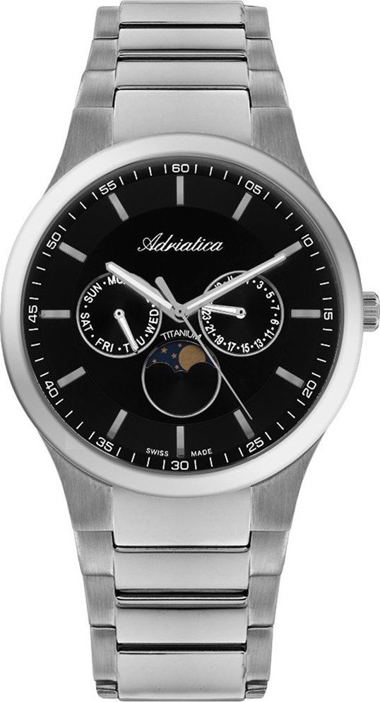Zegarek Adriatica Zegarek męski Adriatica A1145.4114QF srebrny
