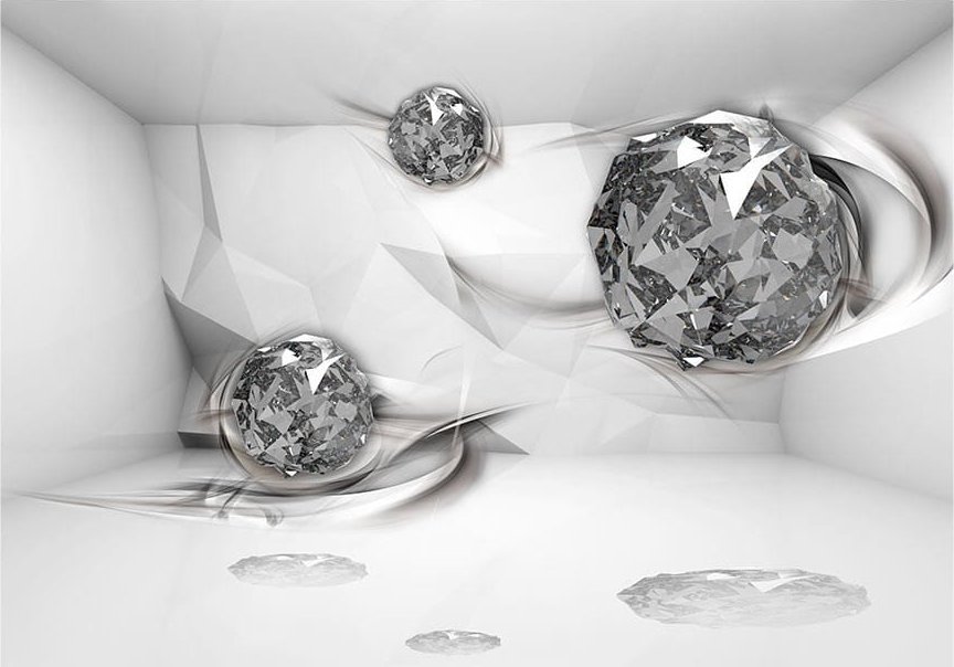 DecoNest Fototapeta - Diamentowa komnata - 300X210