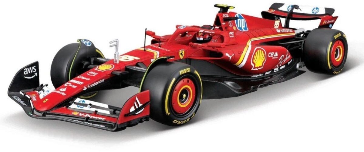 Ferrari Formula With Helmet & Plastic Stand SF