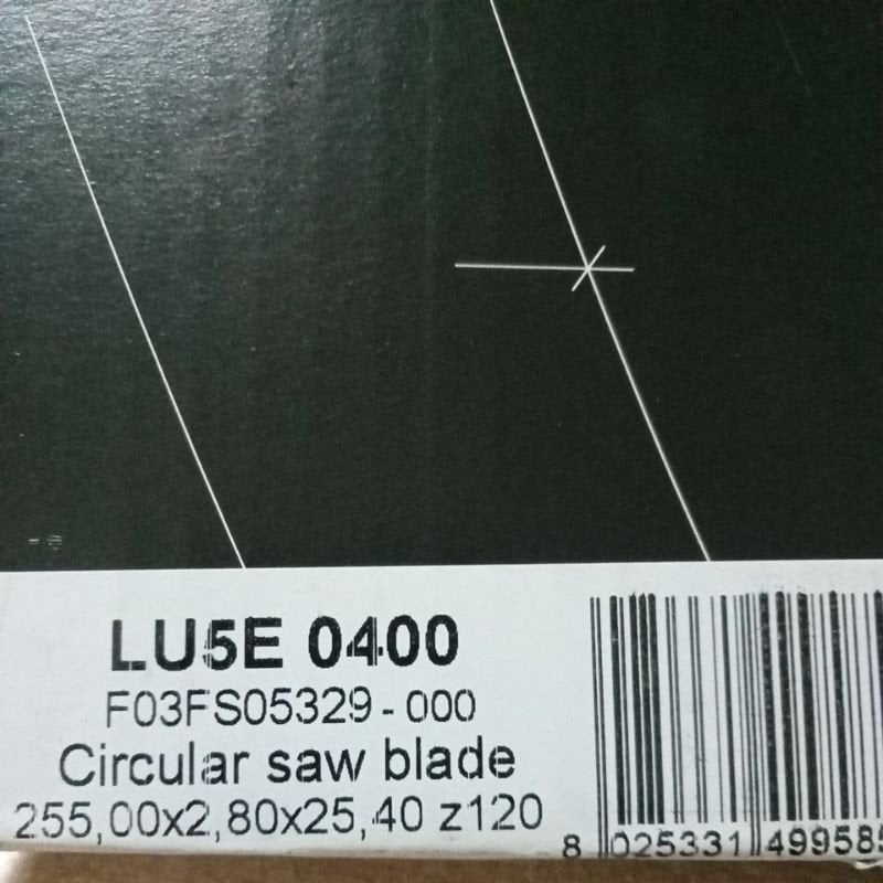 Tarcza Pil. LU5E 0400 255X25,4-120