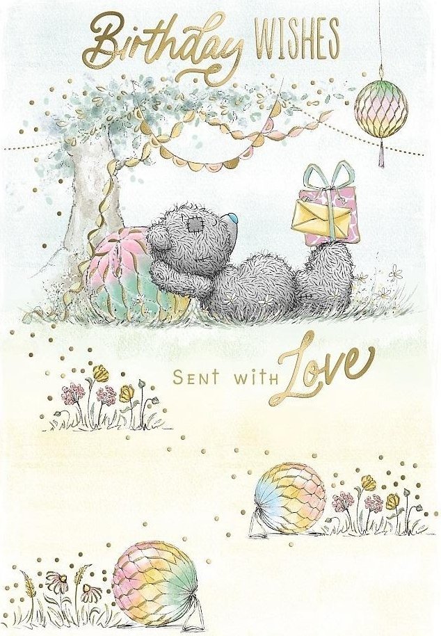 Kartka urodzinowa Birthday wishes