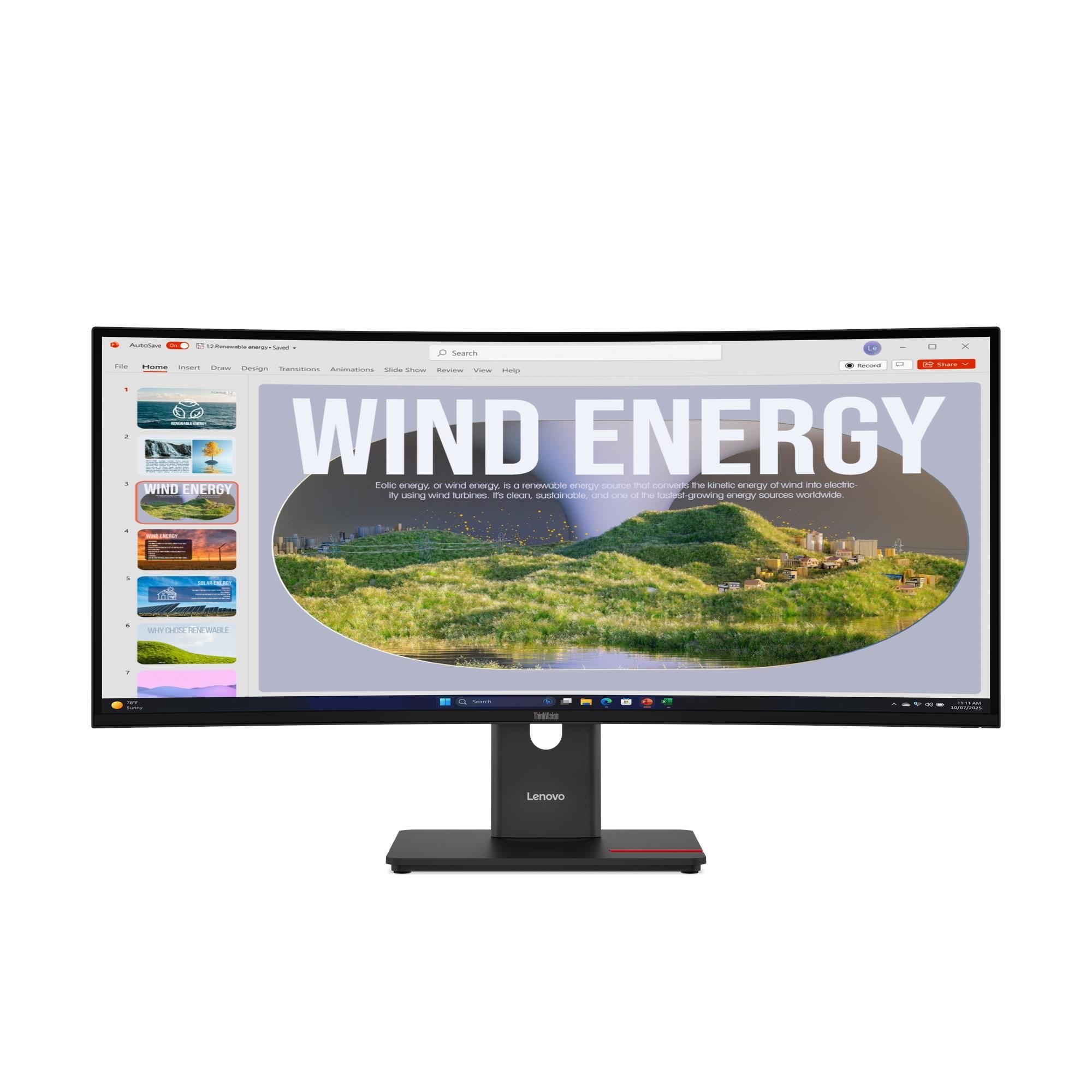 Monitor Lenovo ThinkVision T34WD-40 (64AEZAT1EU)
