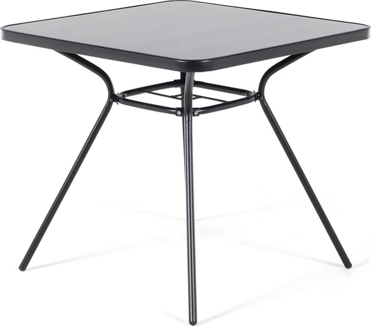 Shumee Stół ogrodowy czarny LIVO