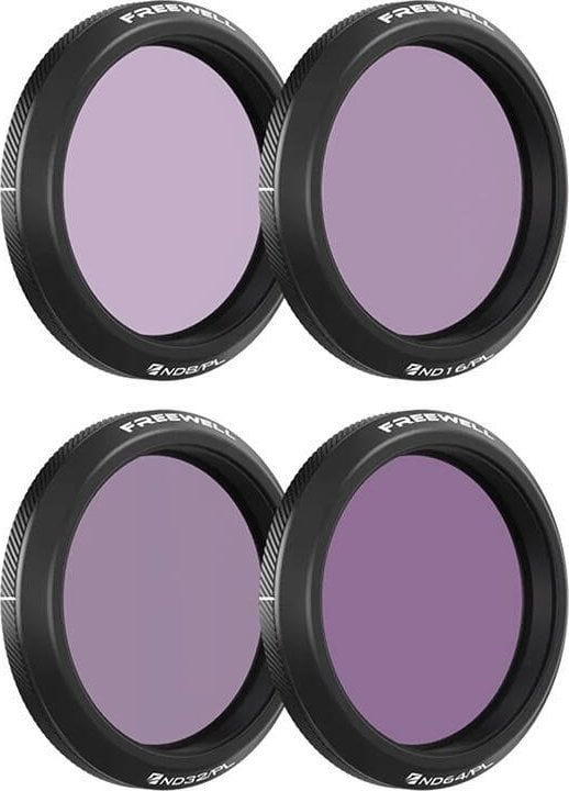 ML Zestaw 4 filtrów ND/PL Freewell do DJI Osmo Action 5 Pro