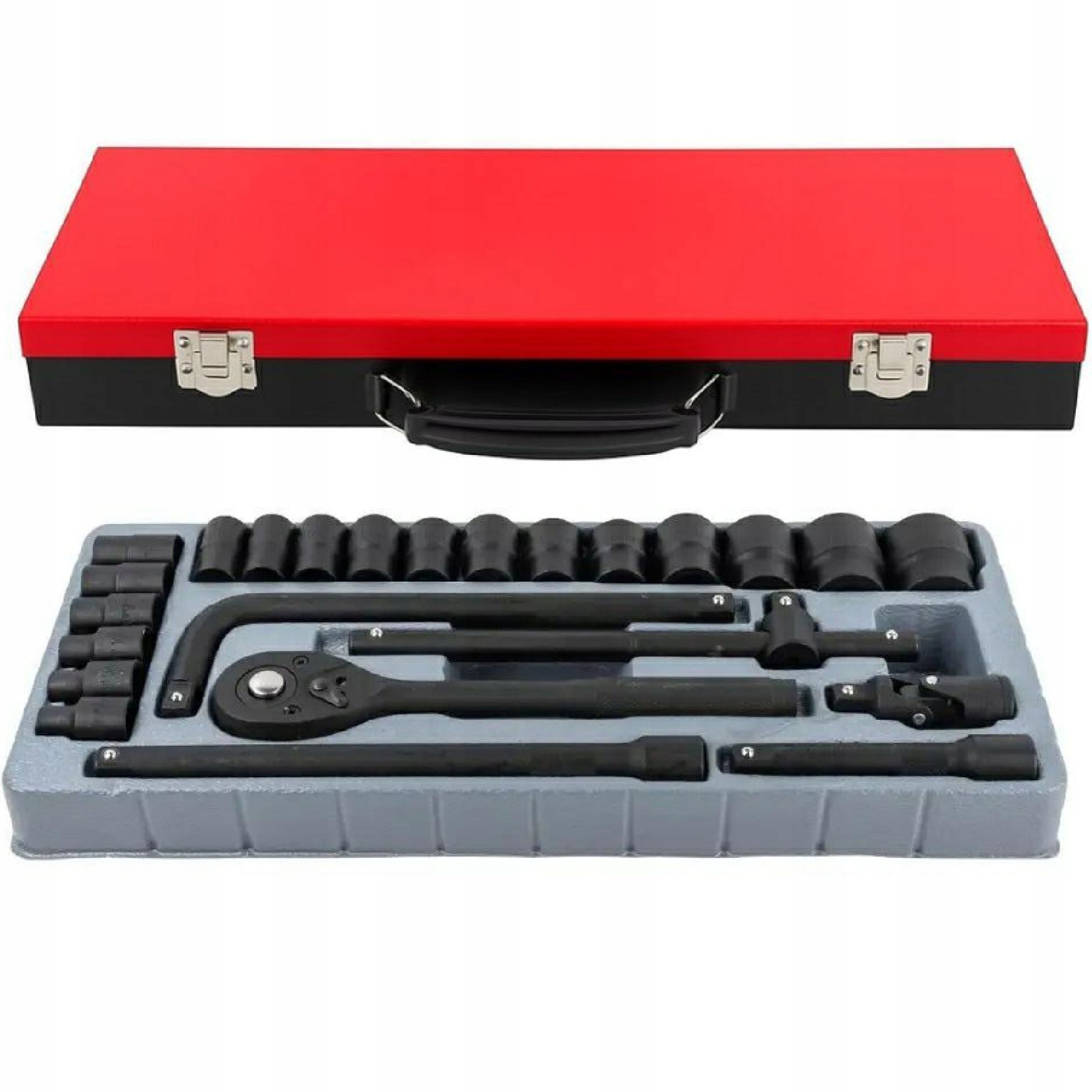 Zestaw narzędzi 1/2" 24el. (8-32mm) (6-kątnych)