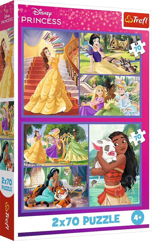 Trefl Puzzle Disney Bajkowe dni 2x70 elementów (34440)