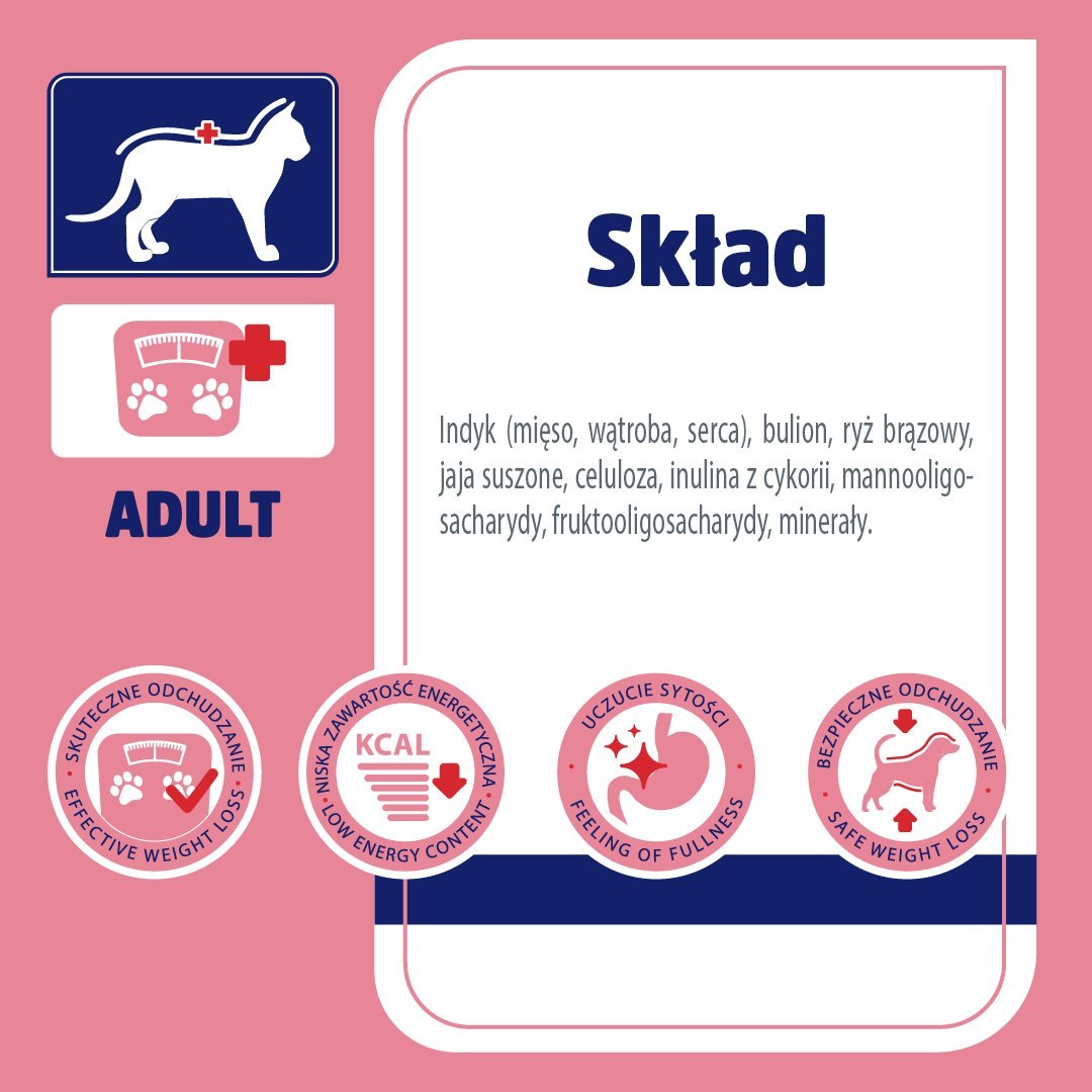 Vet Response Karma weterynaryjna mokra dla kota VET RESPONSE WEIGHT-BALANCE szalka 85 g