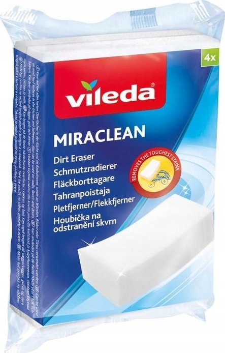 Vileda Magiczna gąbka melaminowa VILEDA Miraclean 4 szt