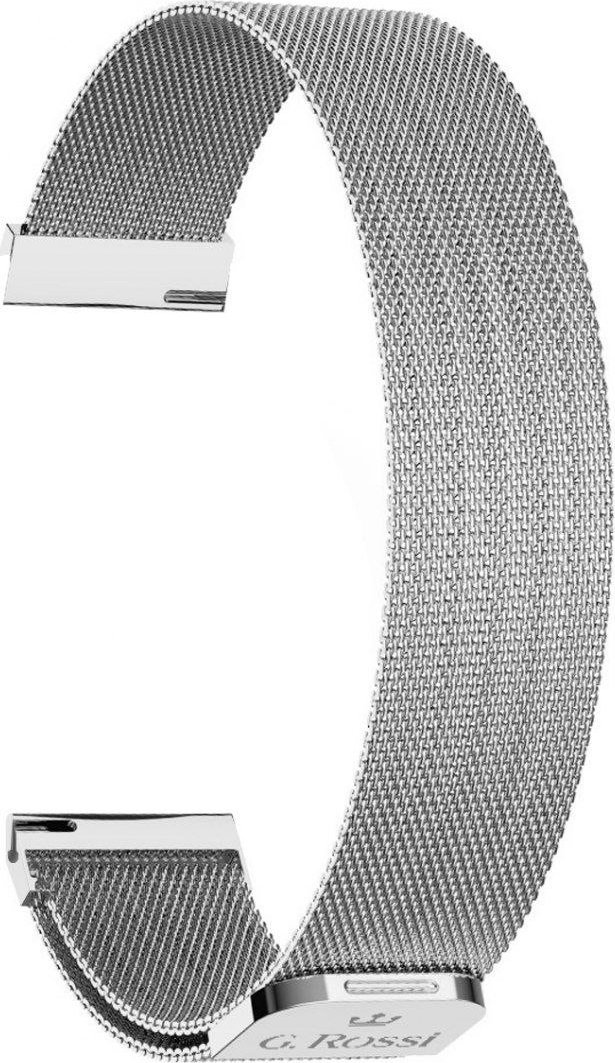 Bransoleta mesh do Smartwatch G.Rossi SREBRNA GR18S