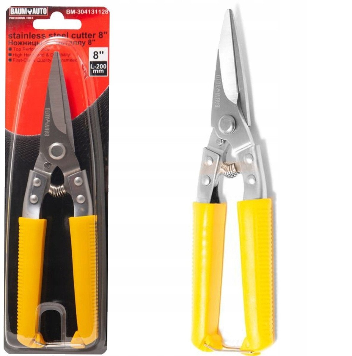 Nożyce do cięcia blachy lewe L-200mm