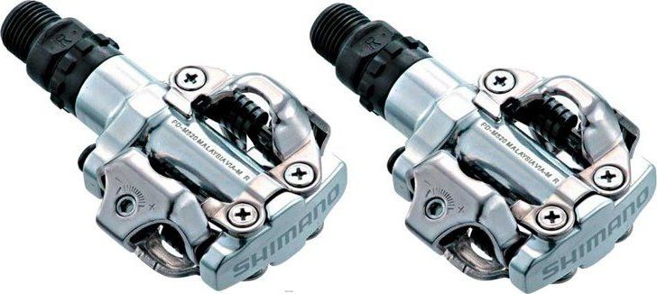 Shimano Pedały Shimano Deore SPD M520 S srebrne uniwersalny