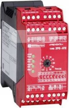 Schneider Electric Wyłącznik krańcowy bezpieczeństwa 1Z 1R zestyk wolnoprzełączający blokada magnetyczna 24V AC/DC PREVENTA XCSTE5312