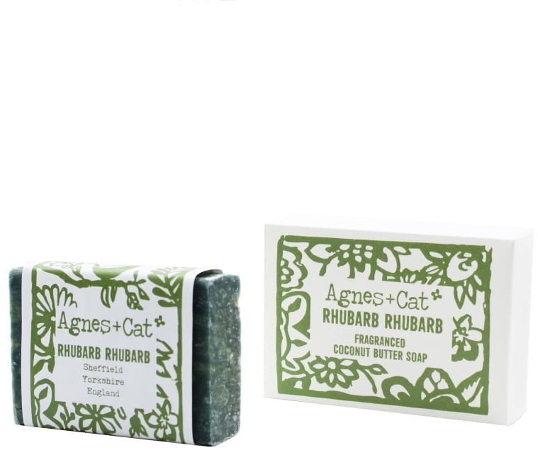 Mydło z masłem kokosowym - Rhubarb