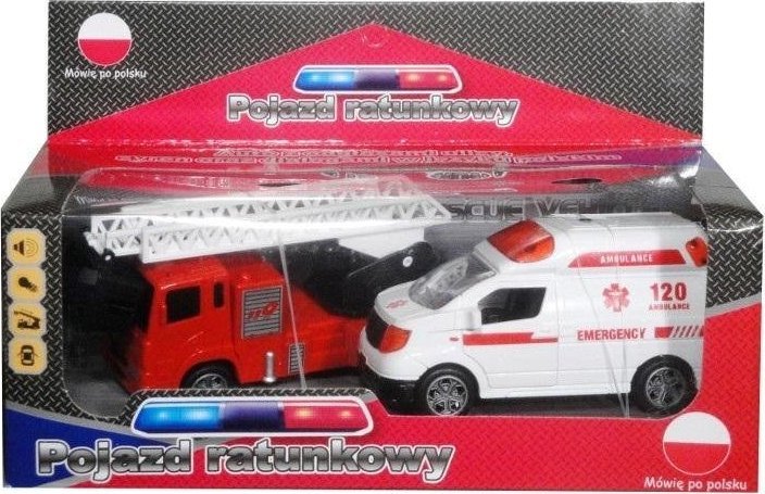 Swede Pojazdy ratunkowe z modułem dźwiękowym 2szt.