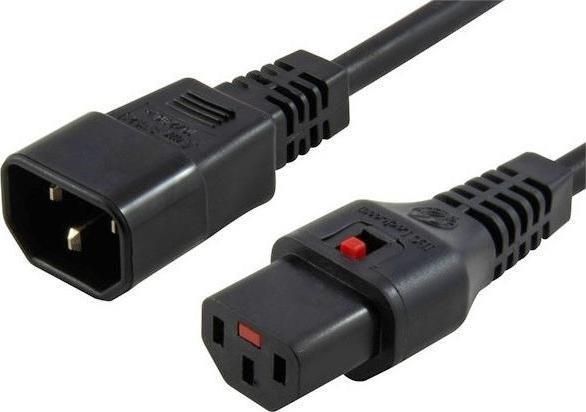 Kabel zasilający MicroConnect IEC LOCK C13 to C14