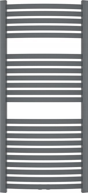 Towel dryer INVENA, 1200 x 540 mm, steel, graphite color.