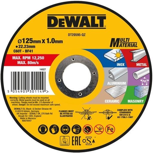 tarcza do cięcia wielu materiałów -125 x 22,23 x 1,0 mm