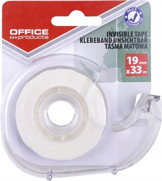 Office Products Taśma biurowa 19mm 33m dyspenser matowa